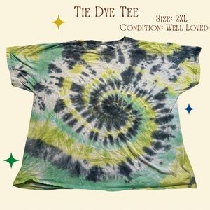 Multicolor Tie-Dye Tee